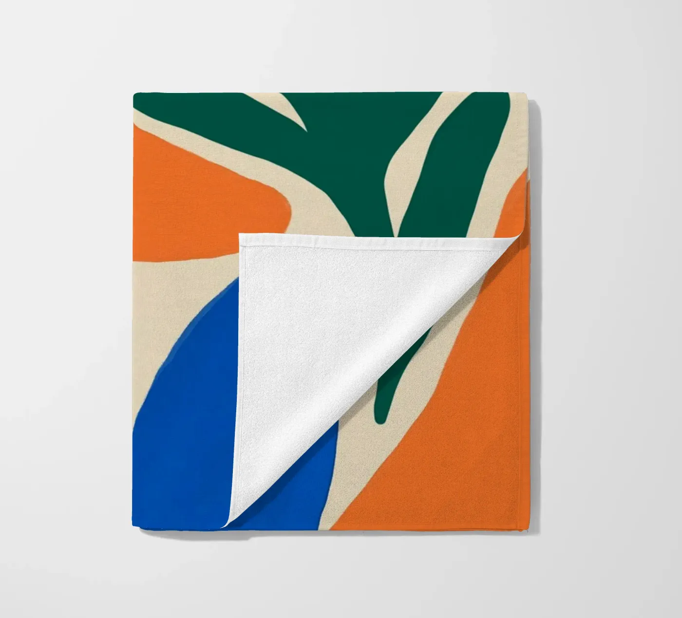 Zeewier en kiezels strandhanddoek van Little Dean