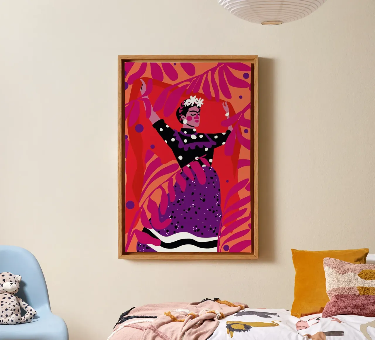 Frida canvas by Mariery Young