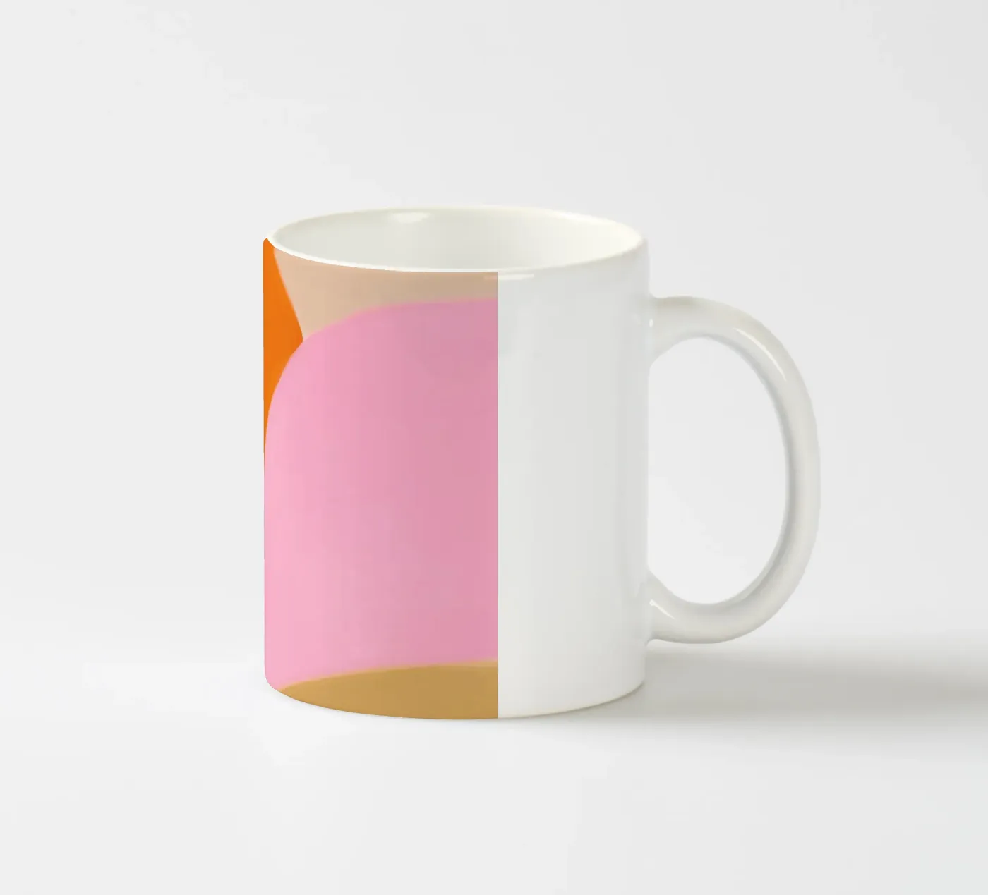 Sunny dot pattern ceramic mug by Carinaprint