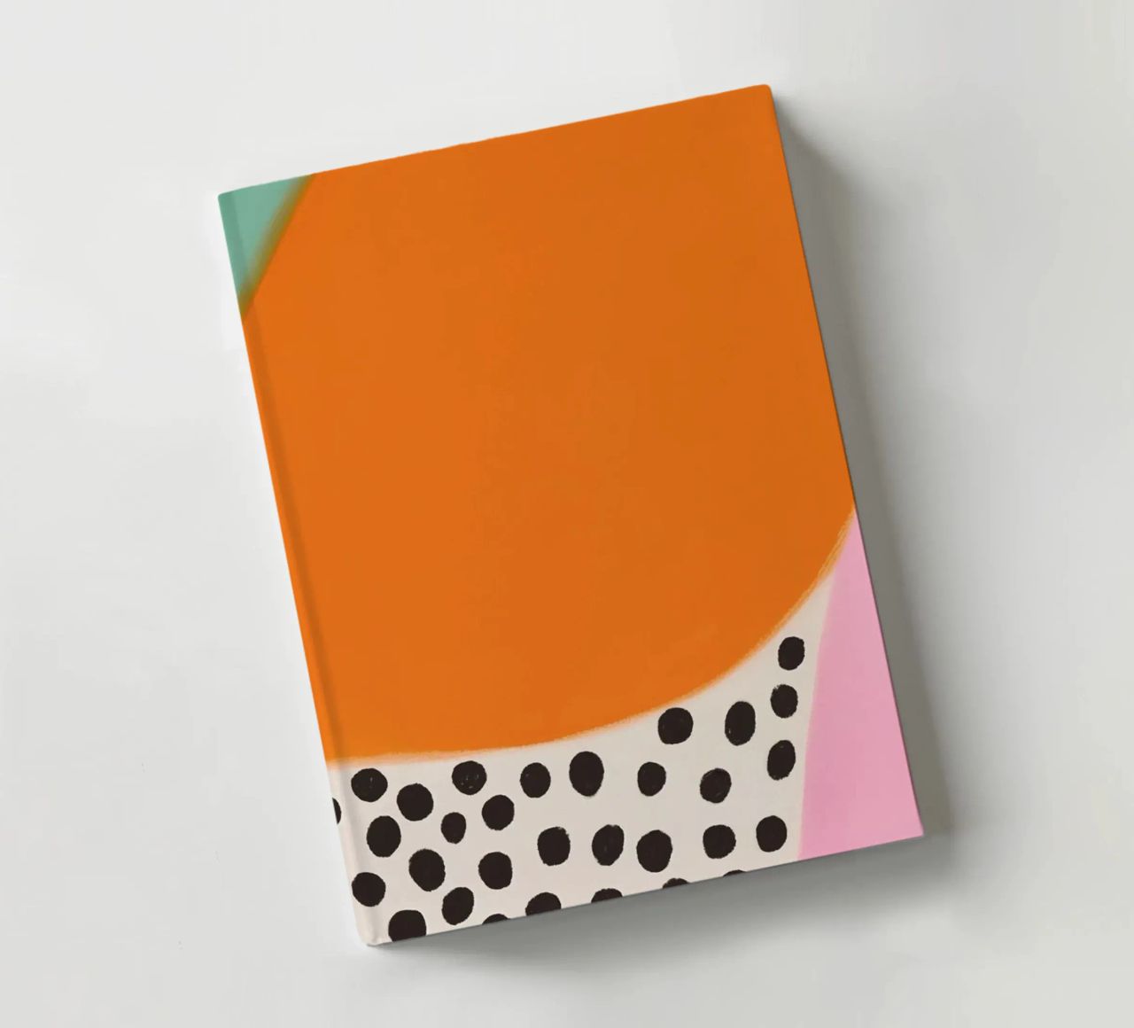 Sunny dot pattern notebook by Carinaprint