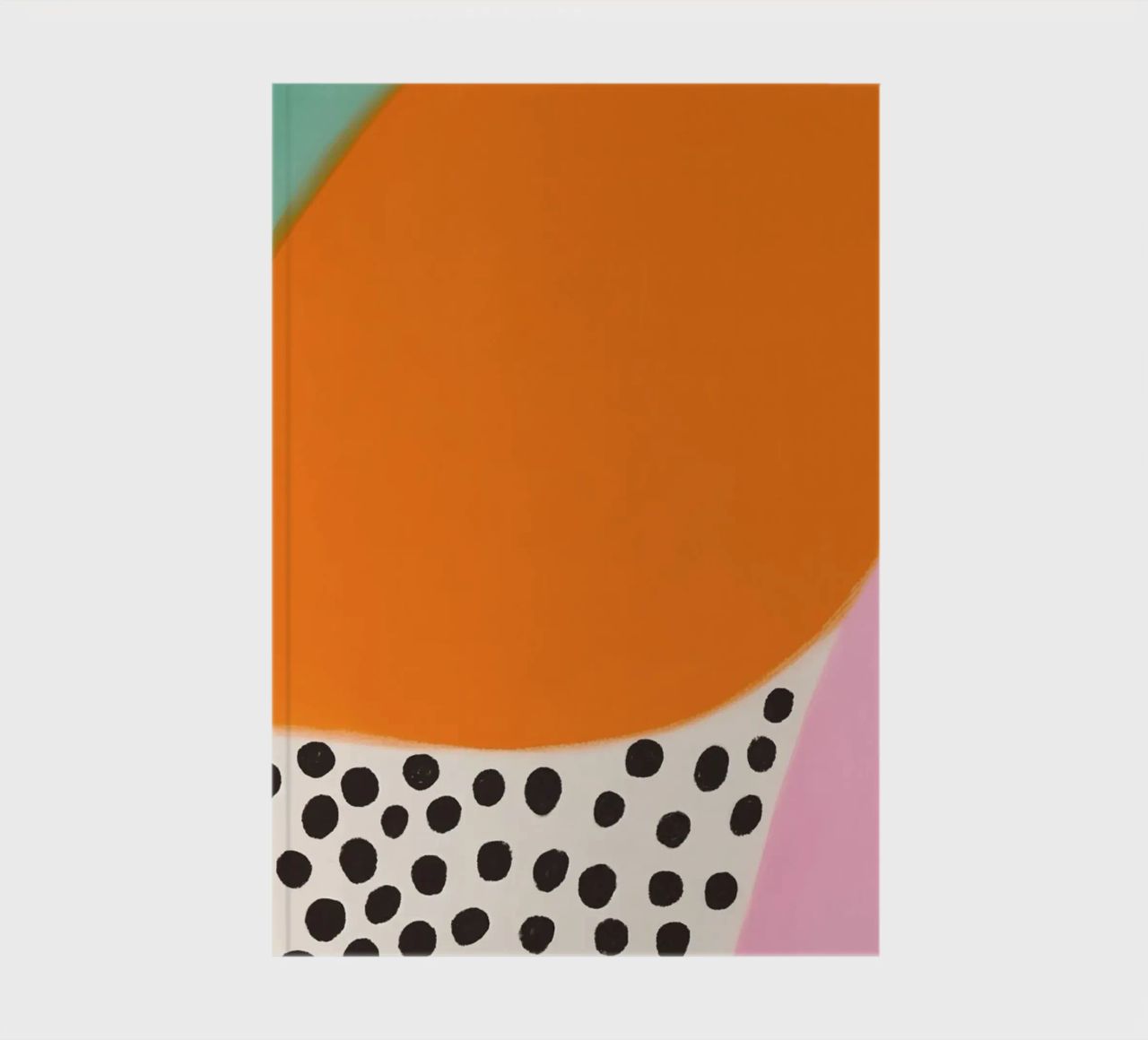 Sunny dot pattern notebook by Carinaprint