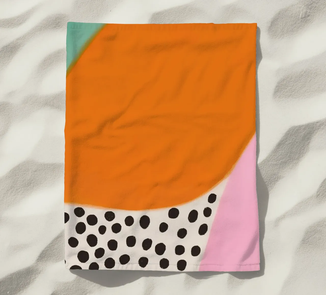 Motivo a pois solare telo mare da Carinaprint