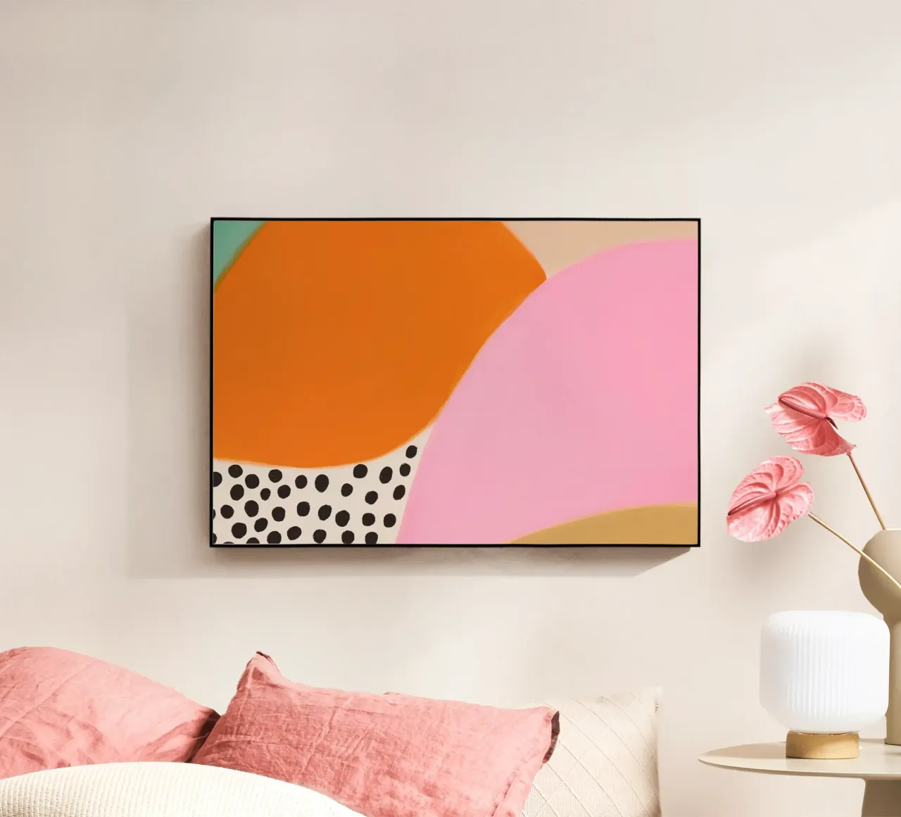 Motifs à pois ensoleillés plexiglas de Carinaprint