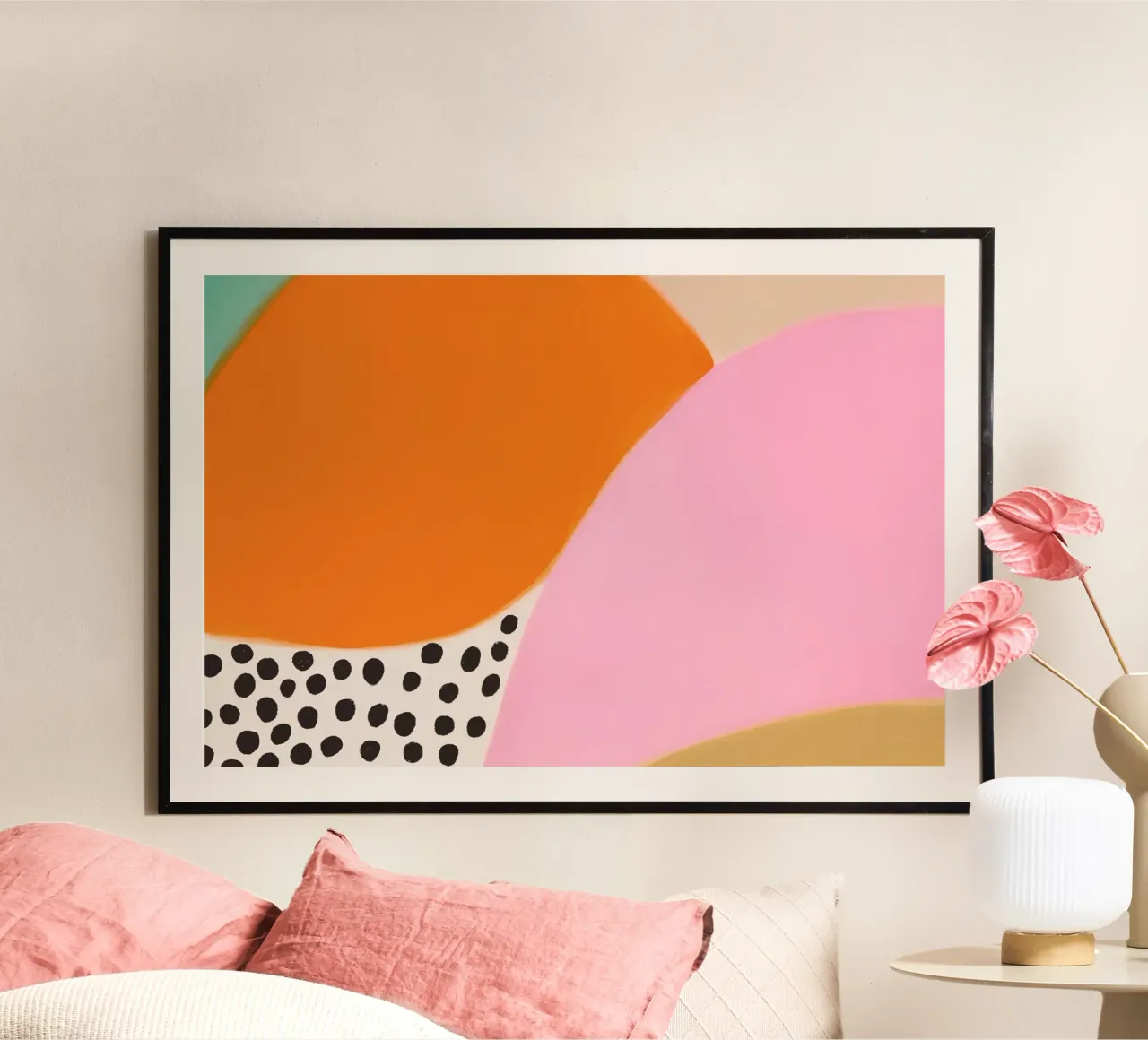 Motivo a pois solare poster da Carinaprint