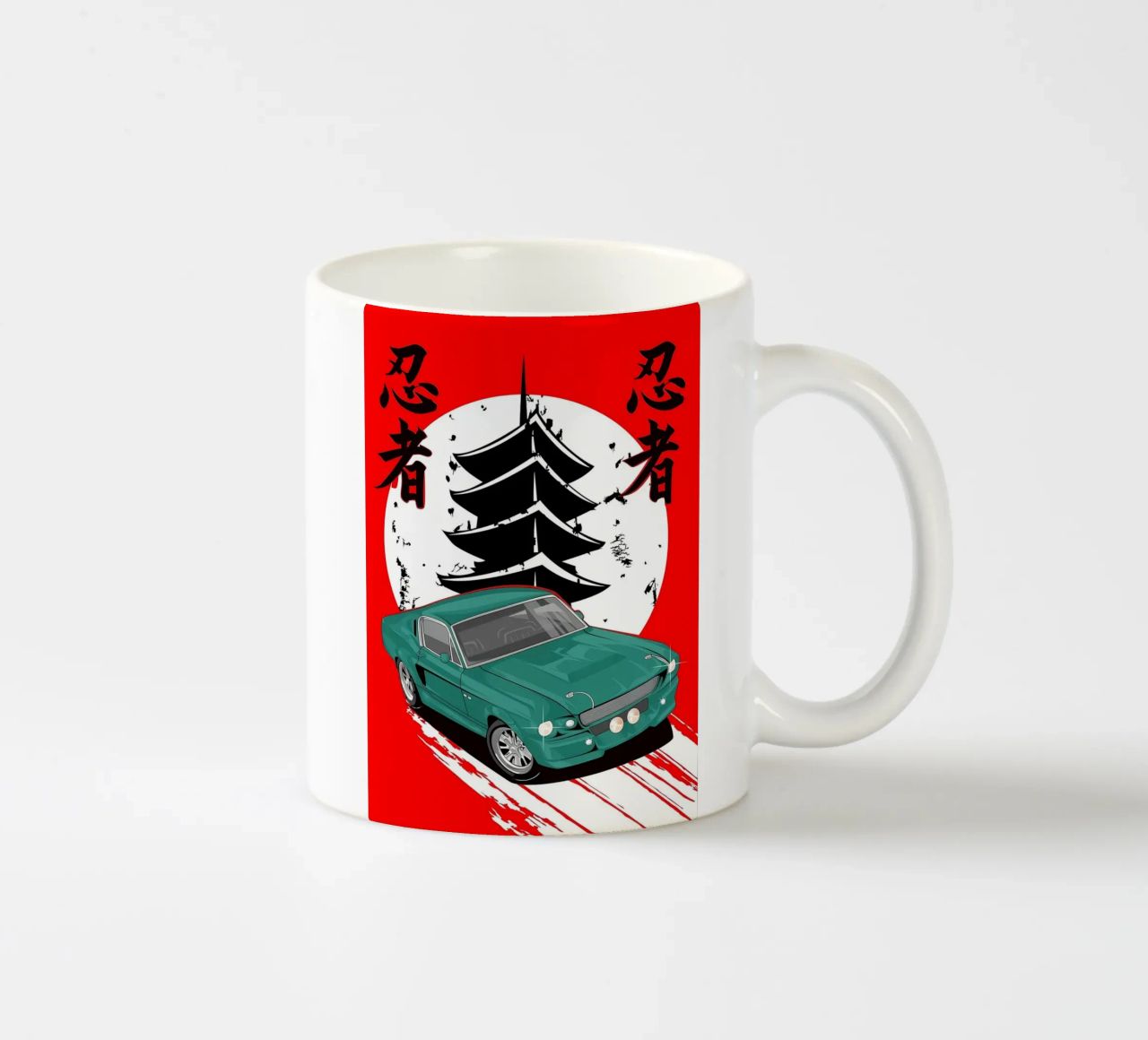 Viaggio in auto in Giappone tazza in ceramica da Sebastain