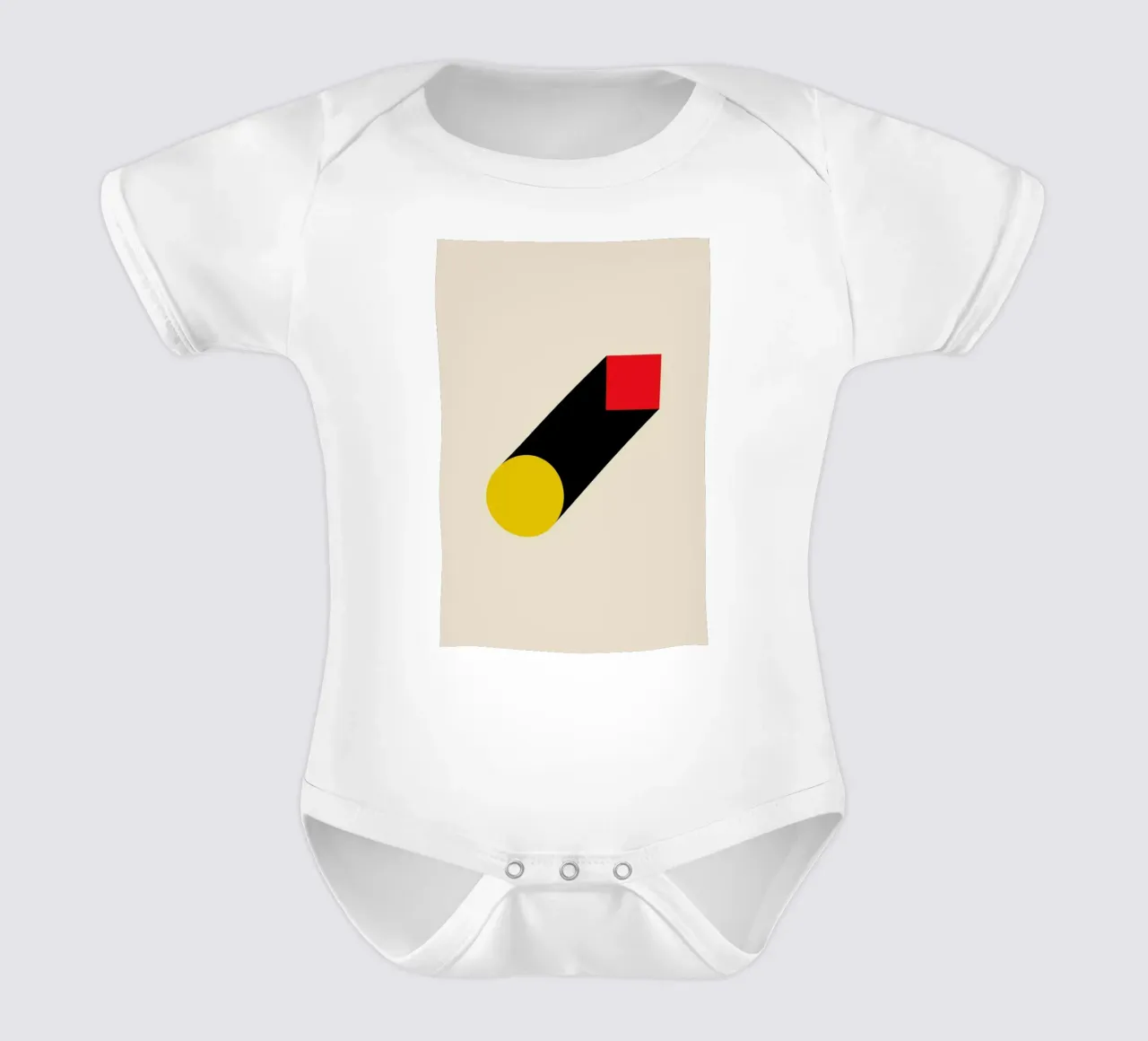 Geometric Illusion body neonato maniche corte da Studio One