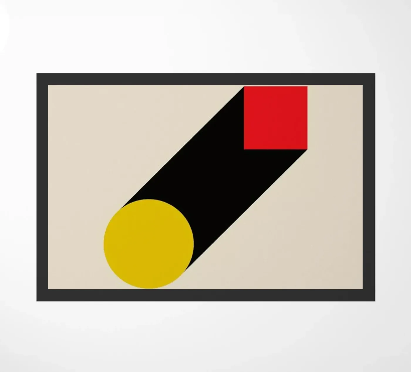 Geometric Illusion doormat by Studio One