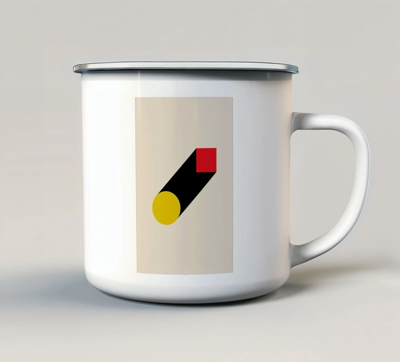 Geometric Illusion tazza in smalto da Studio One