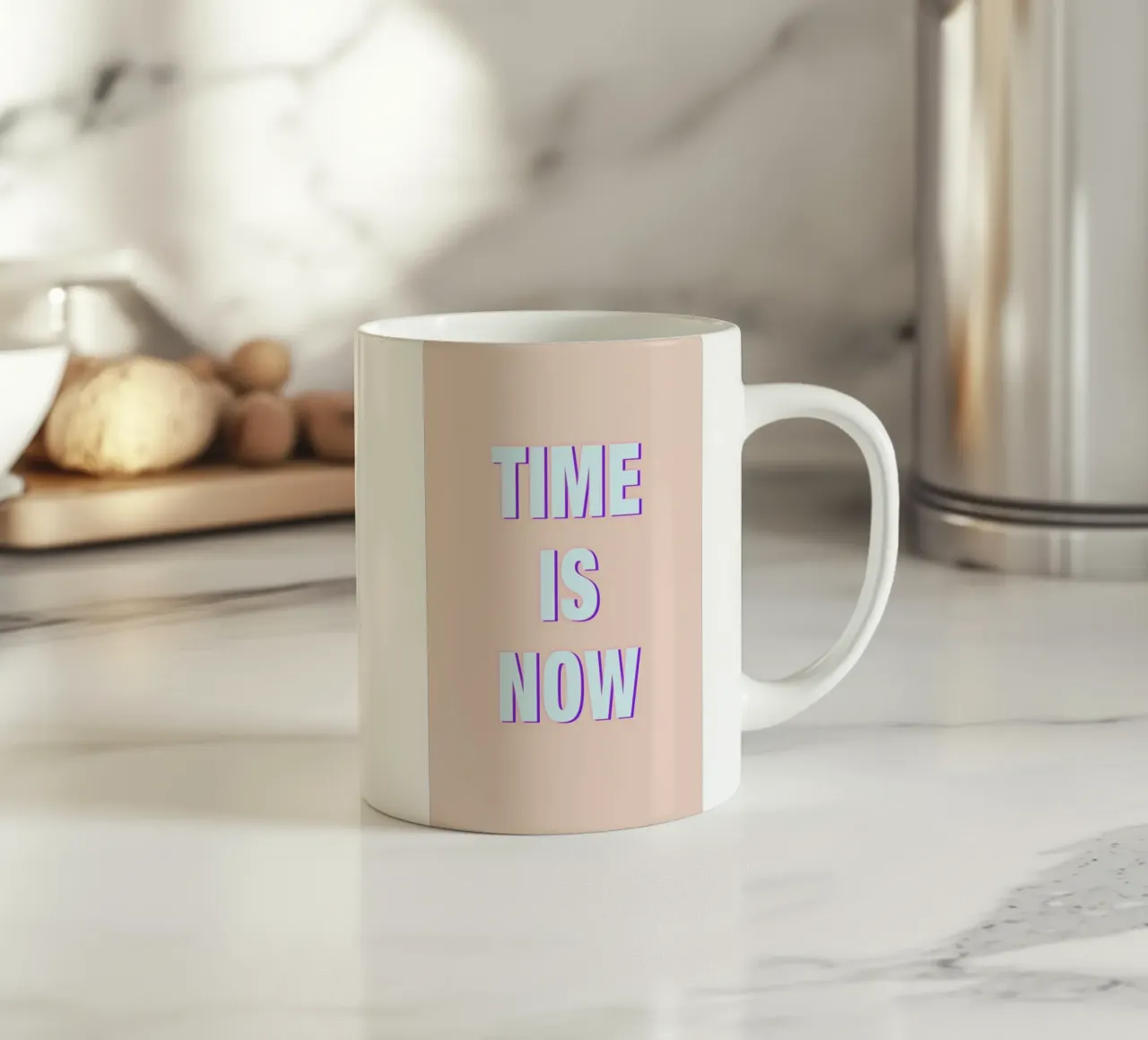 Time Is Now tazza in ceramica da Vasare Nar