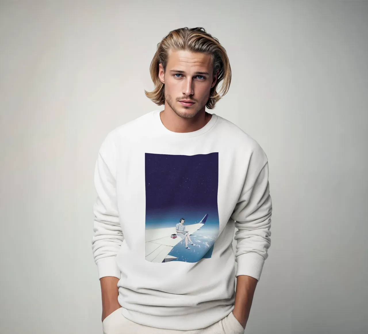 Mentally Somewhere Else felpa da Maarten Léon