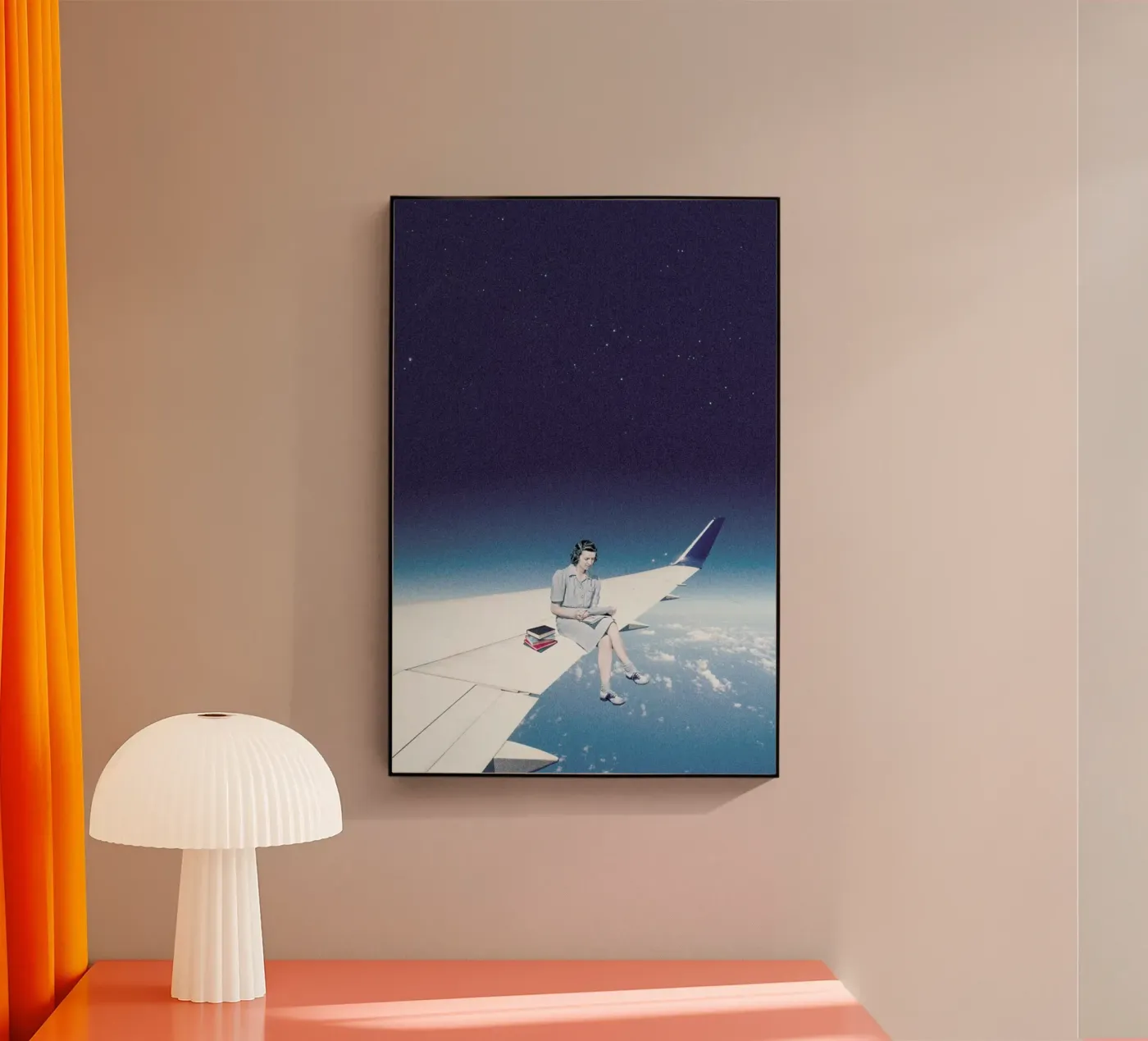 Mentally Somewhere Else Acryl-Glas von Maarten Léon