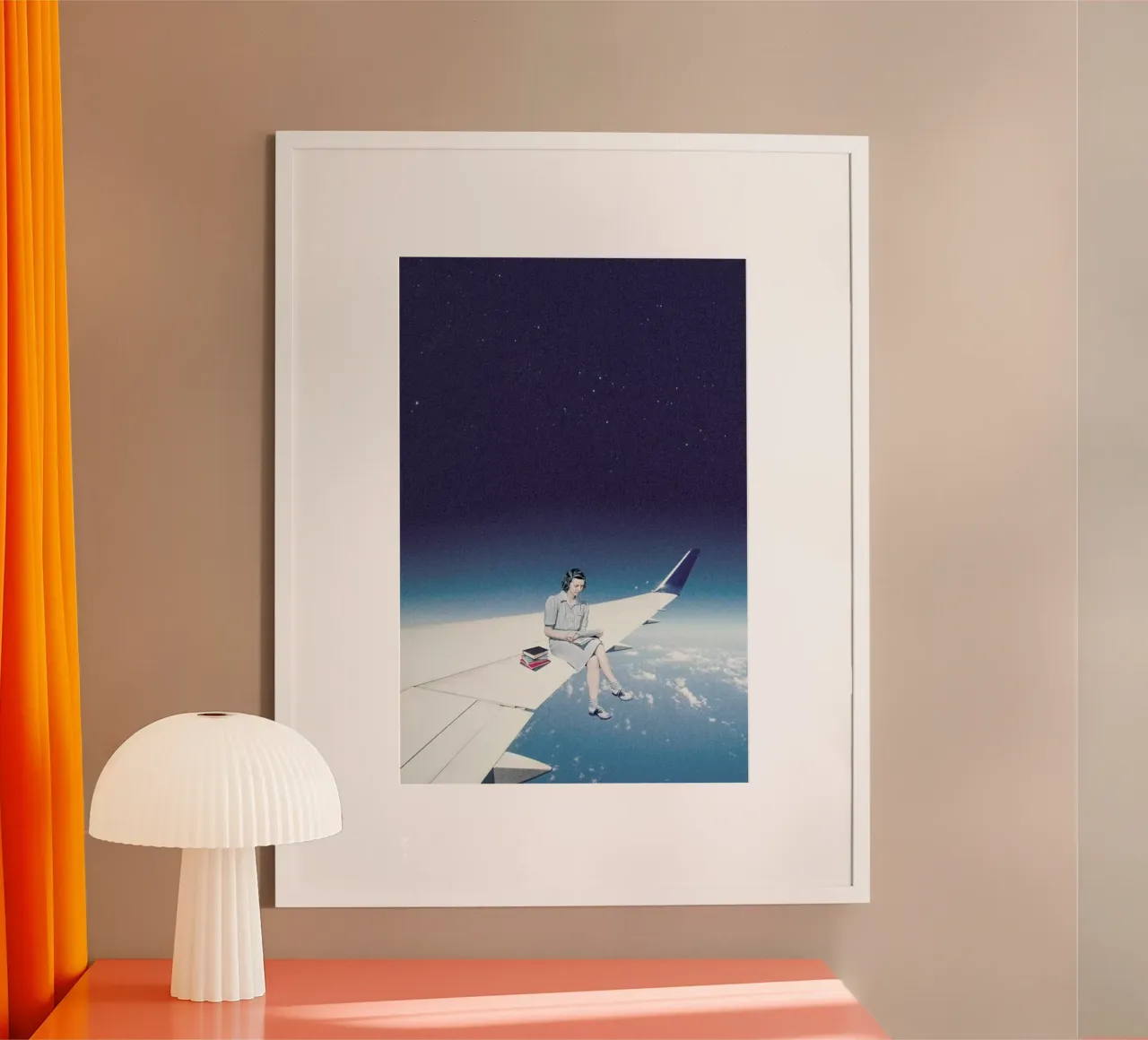 Mentally Somewhere Else poster da Maarten Léon