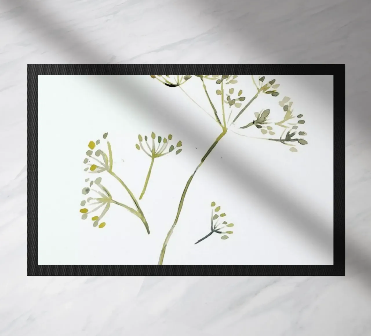 Fennel deurmat van Farina Kuklinski