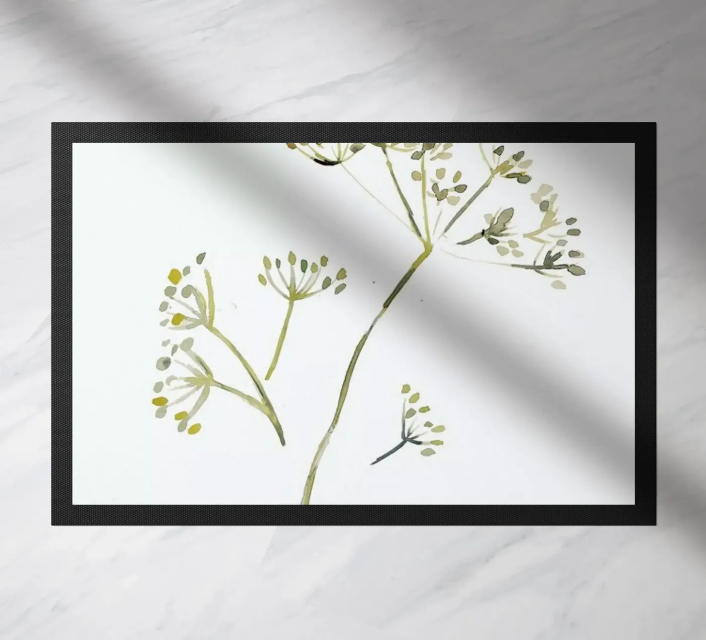 Fennel doormat by Farina Kuklinski