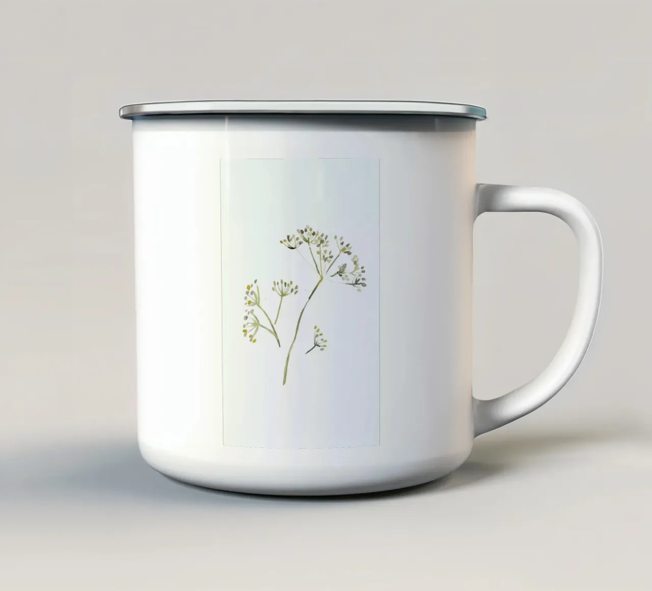 Fennel tazza in smalto da Farina Kuklinski