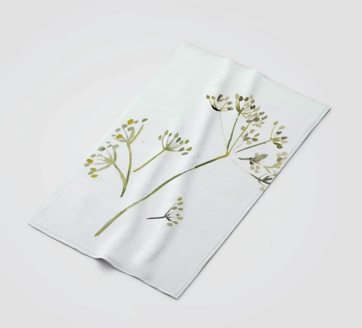Fennel fleecedeken van Farina Kuklinski