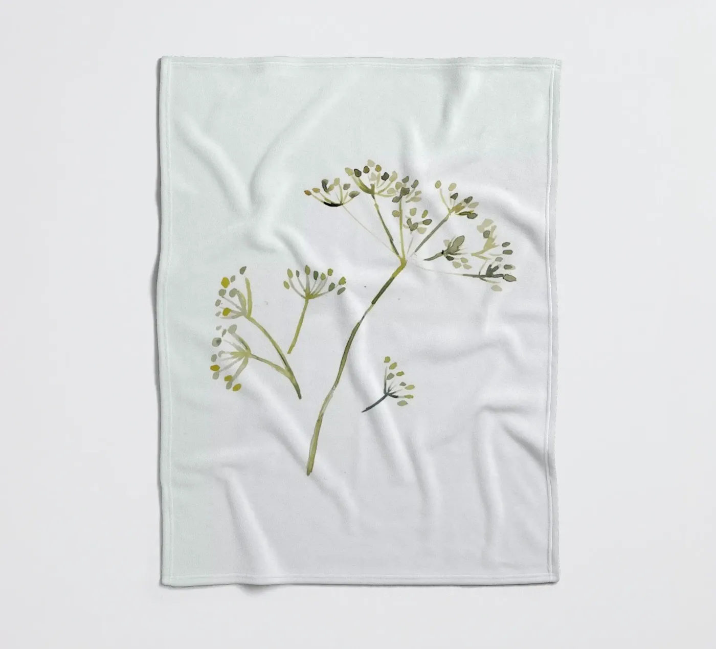 Fennel fleecedeken van Farina Kuklinski