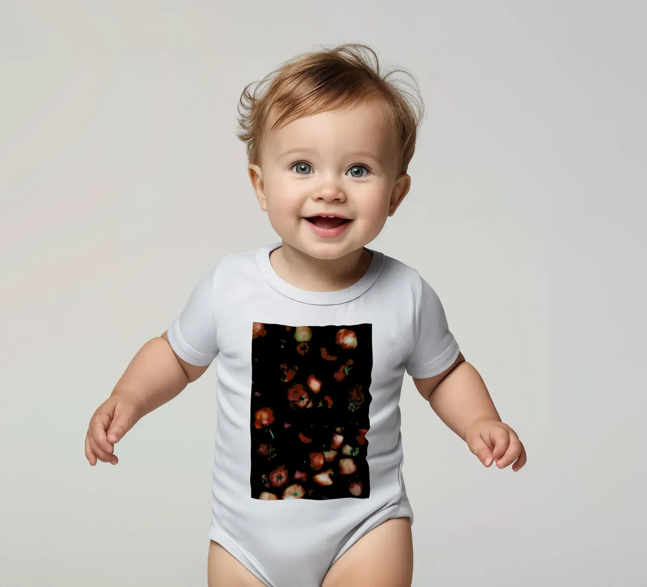 Apfelkiste body neonato maniche corte da Eat this