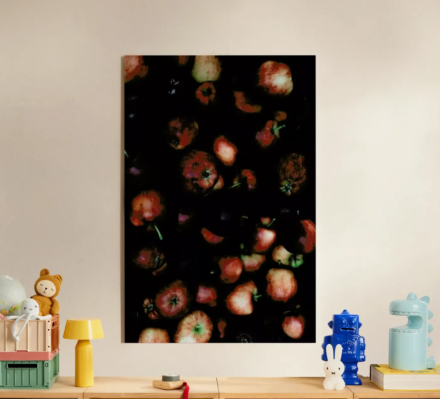 Apfelkiste plexiglass da Eat this