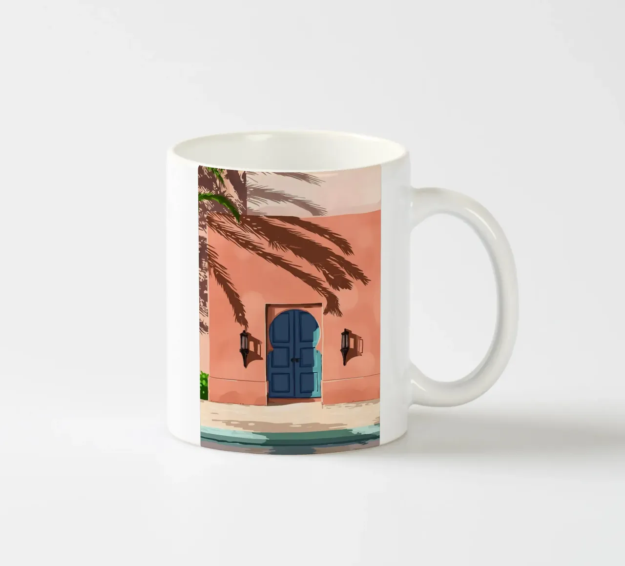 Langsam leben Keramik Tasse von Desiyatnikov