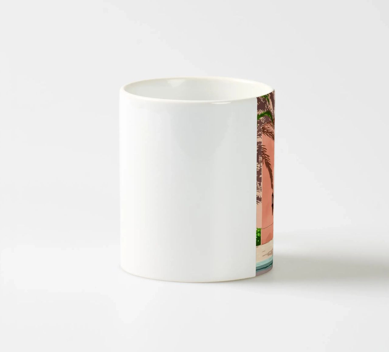 Vivere con lentezza tazza in ceramica da Desiyatnikov