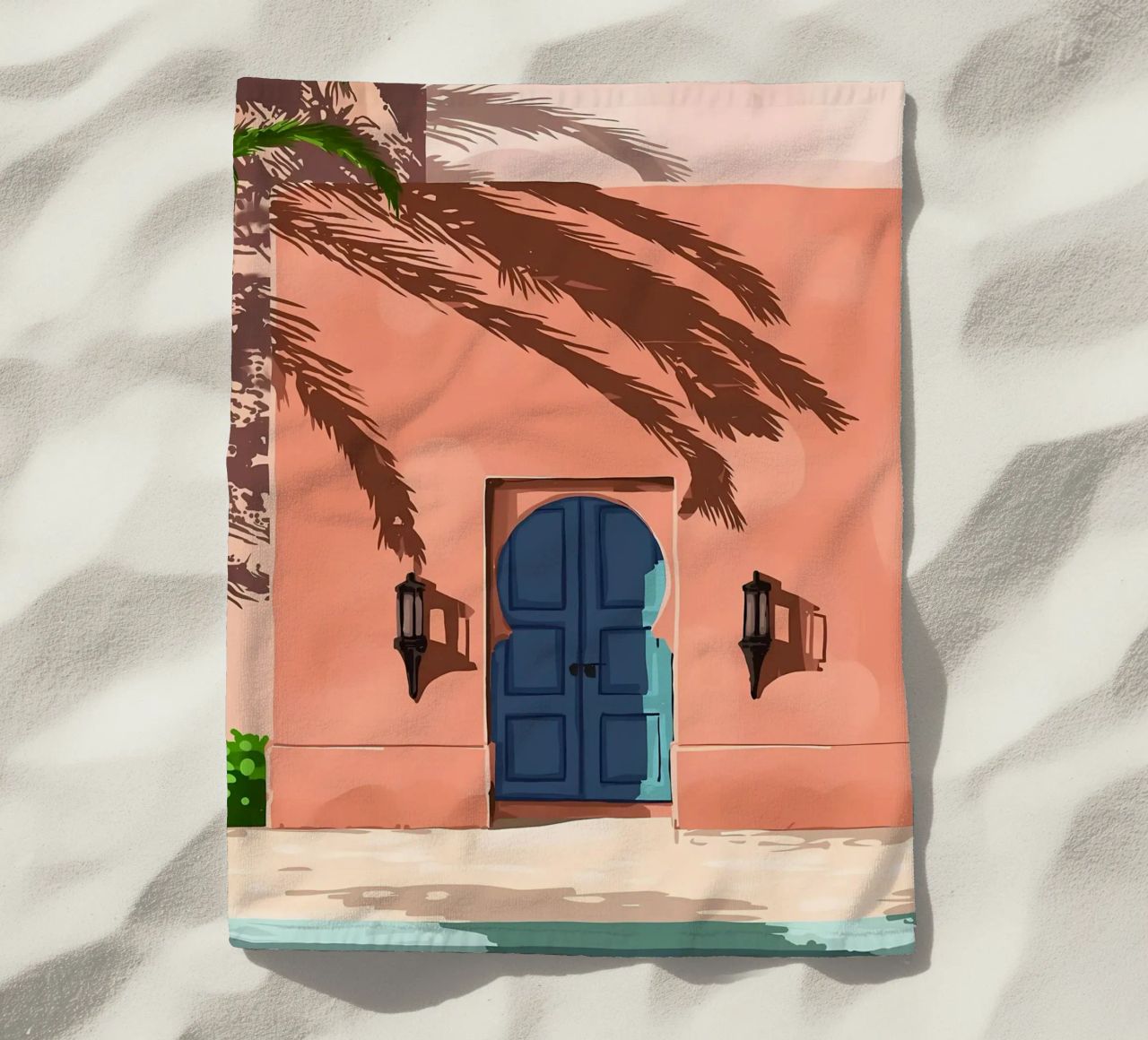 Vivere con lentezza telo mare da Desiyatnikov
