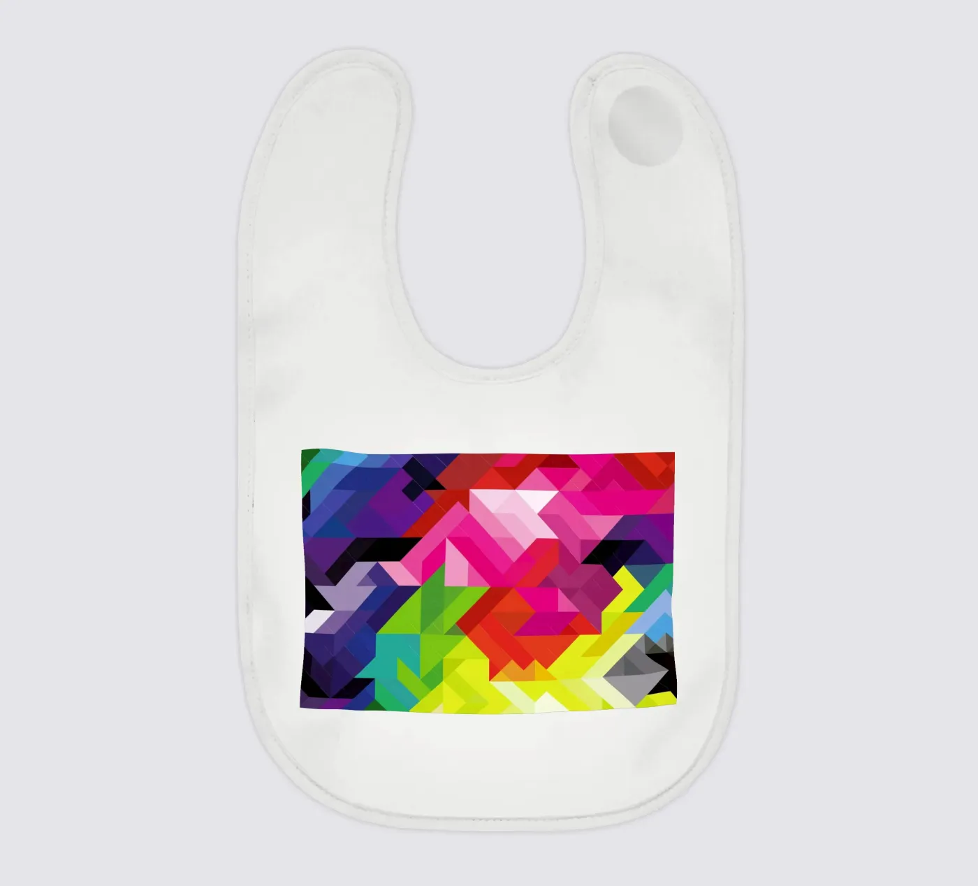 Feathers baby bib by Three Of The Possessed