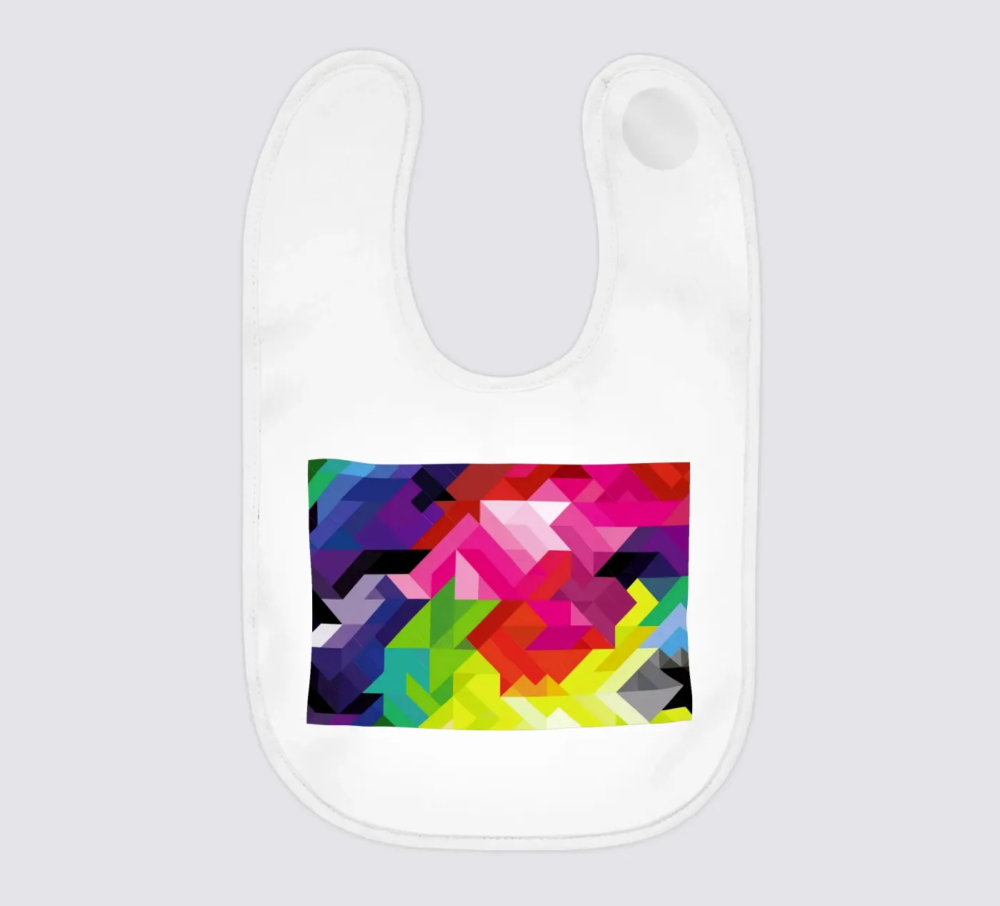 Feathers baby bib by Three Of The Possessed