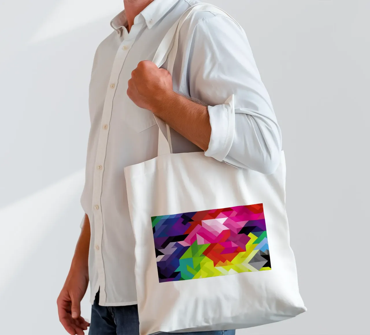 Feathers borsa in juta da Three Of The Possessed