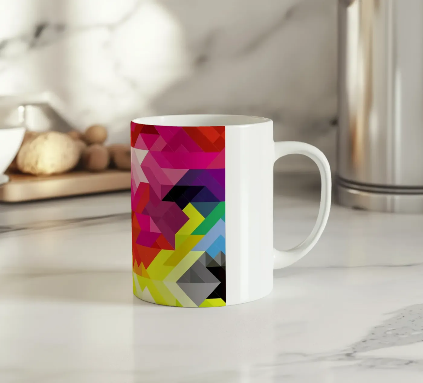 Feathers ceramic mug by Three Of The Possessed