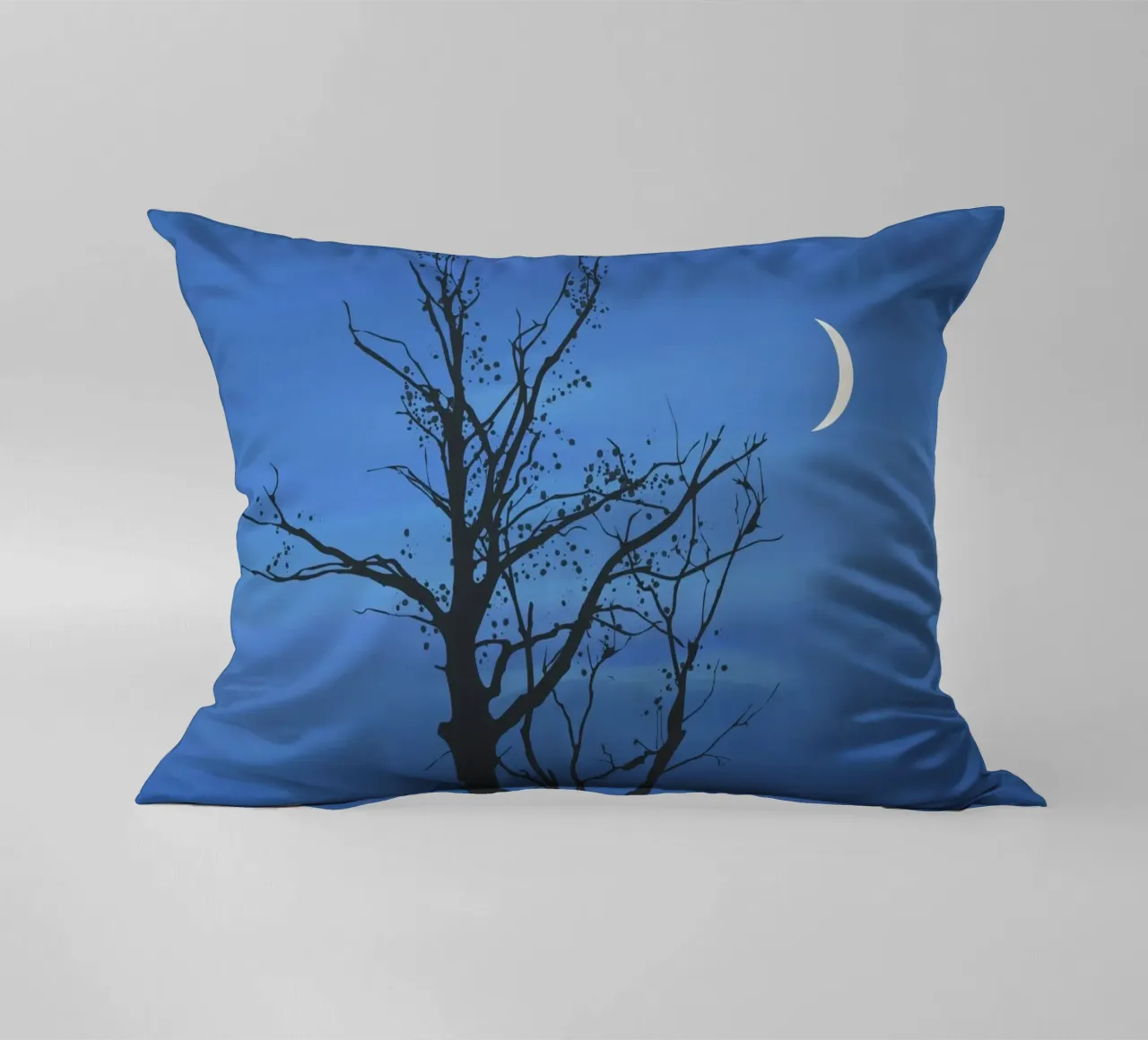 Cielo blu a mezzaluna cuscino da Little Dean