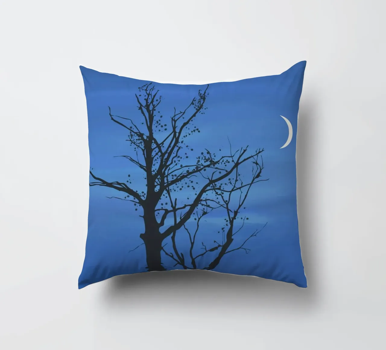 Cielo blu a mezzaluna cuscino da Little Dean