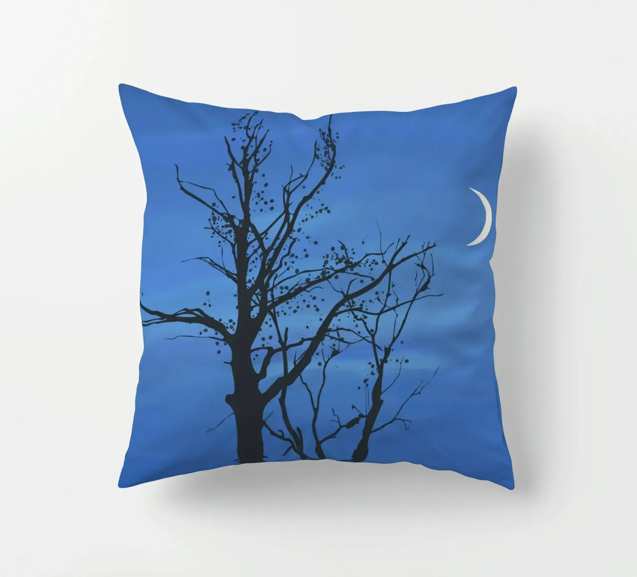 Cielo blu a mezzaluna cuscino da Little Dean
