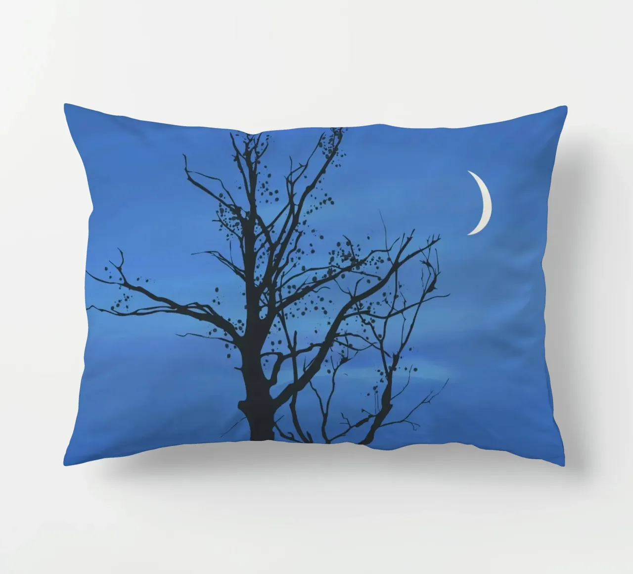 Cielo blu a mezzaluna cuscino da Little Dean
