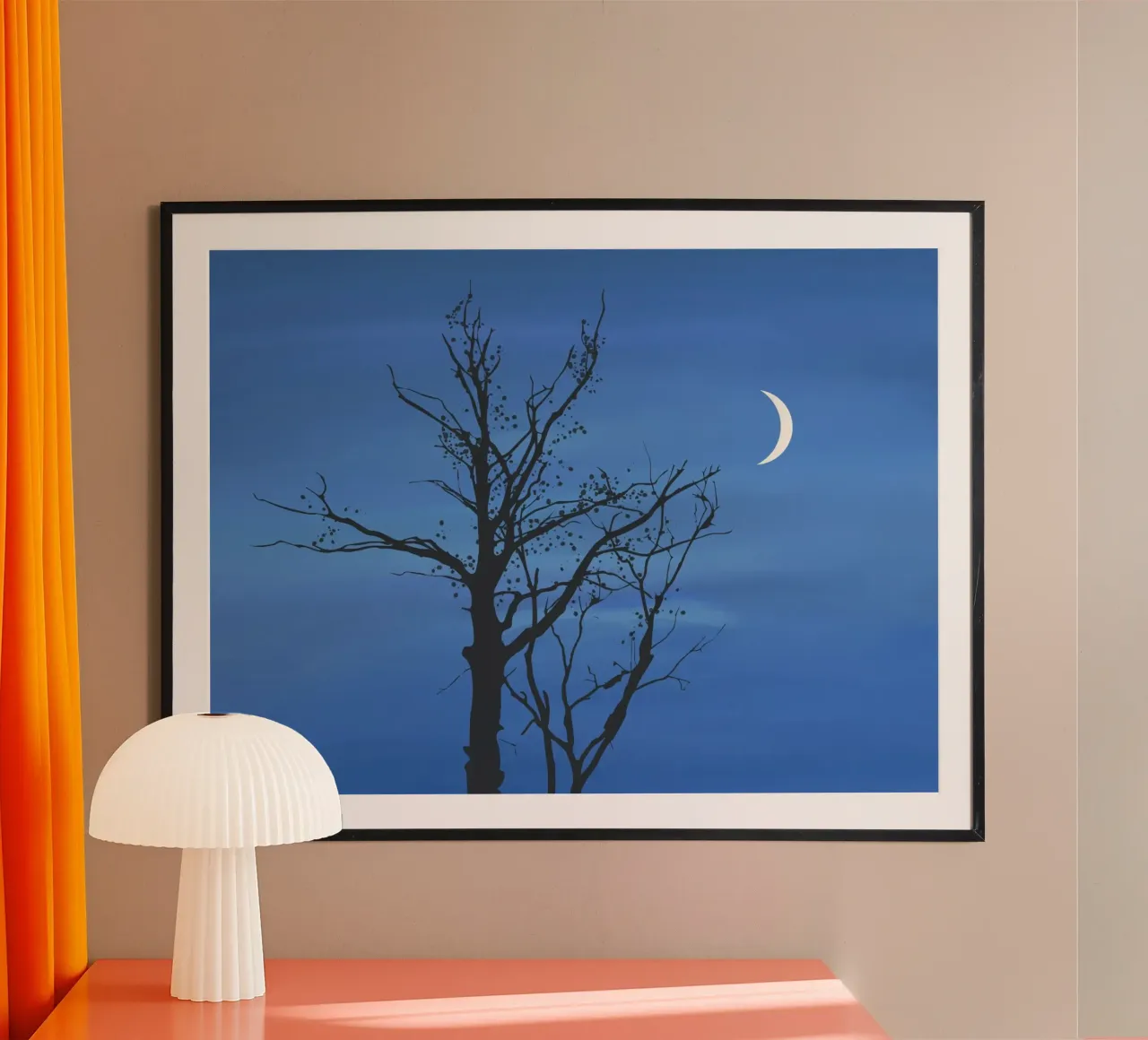 Cielo azul creciente poster de Little Dean