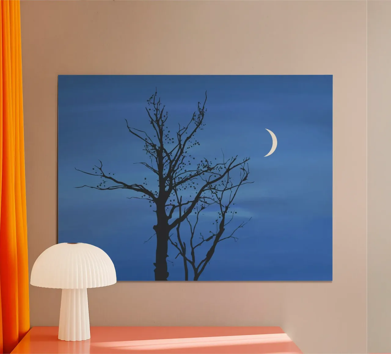 Cielo azul creciente poster de Little Dean