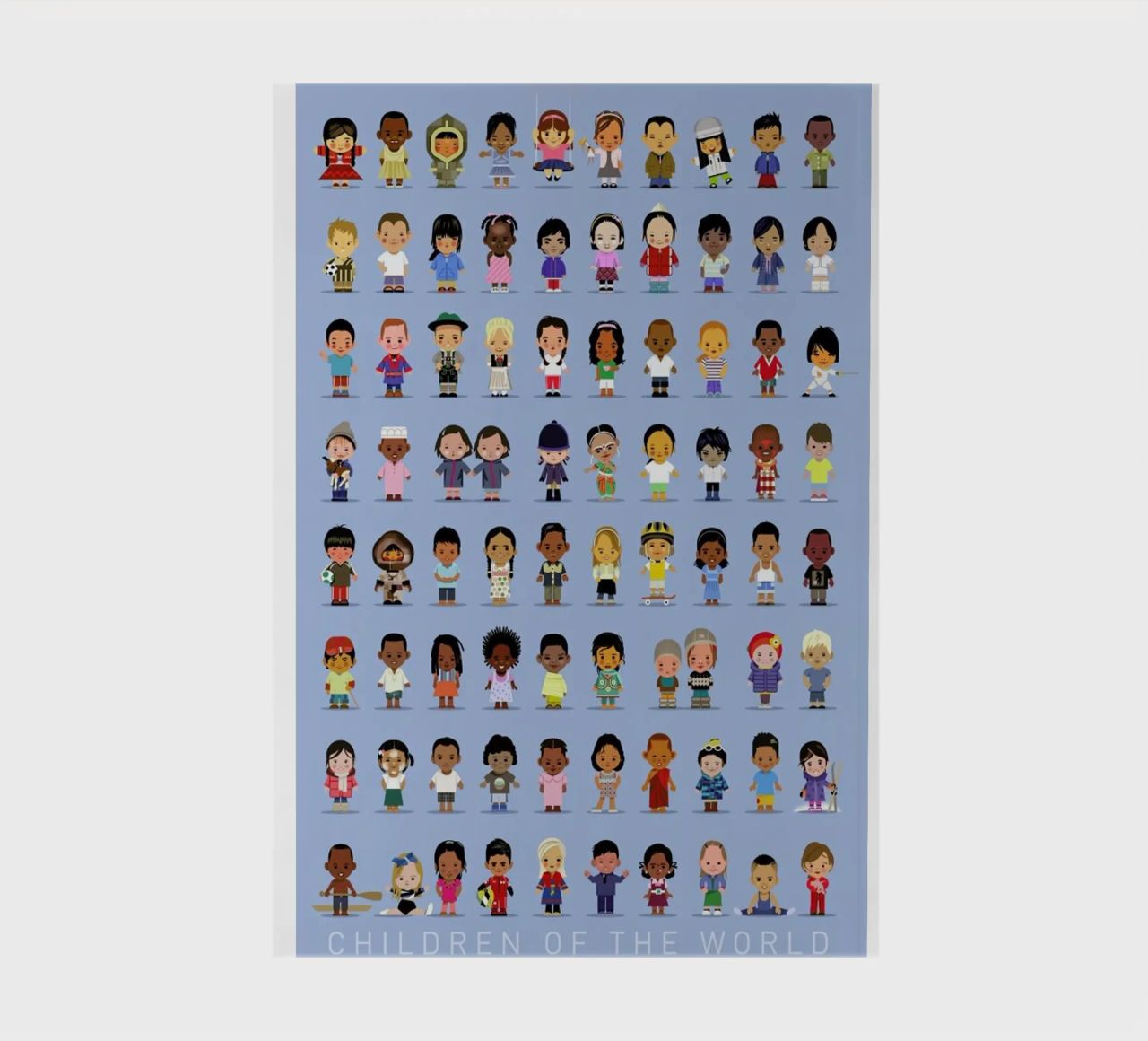 Children Of the World Notizbuch von Dieter Braun