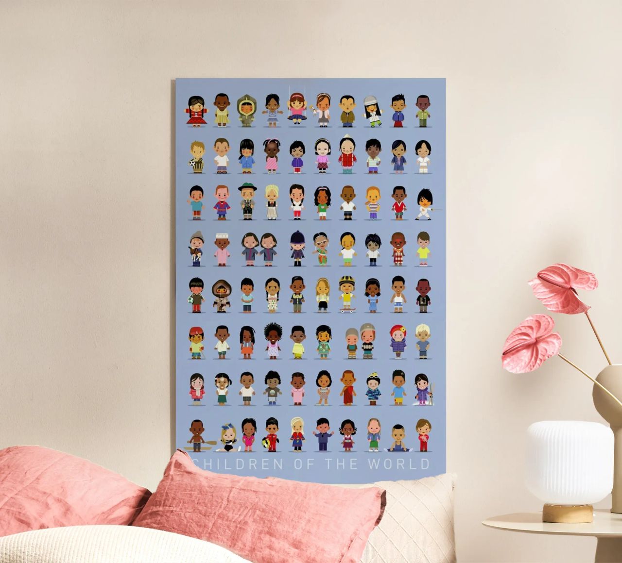 Children Of the World Acryl-Glas von Dieter Braun