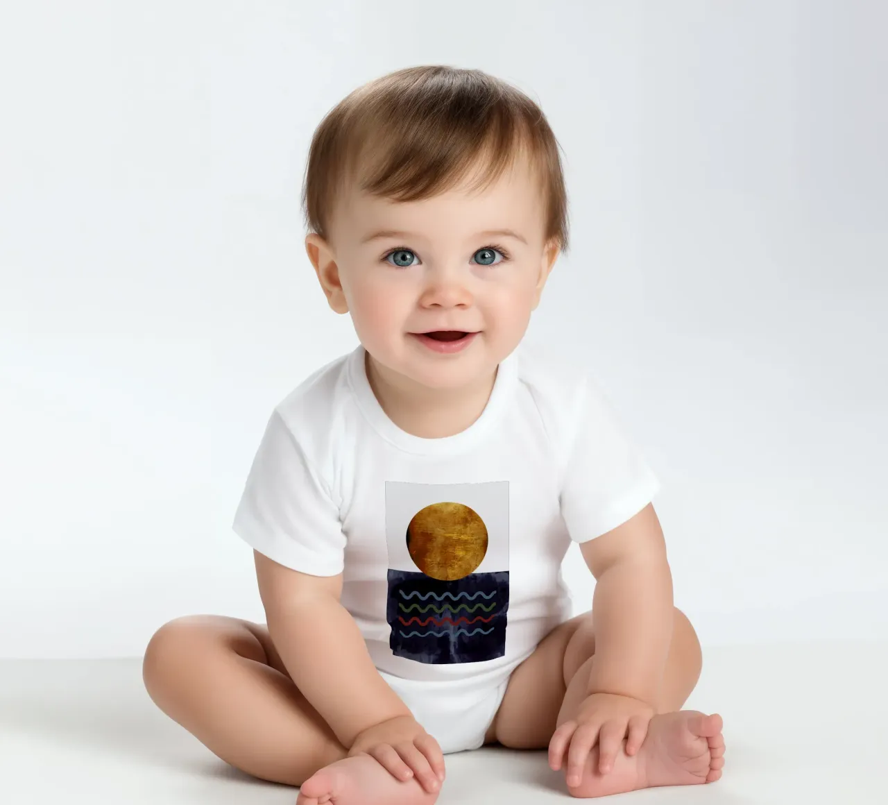 Greta No. 05 body neonato maniche corte da Froilein Juno