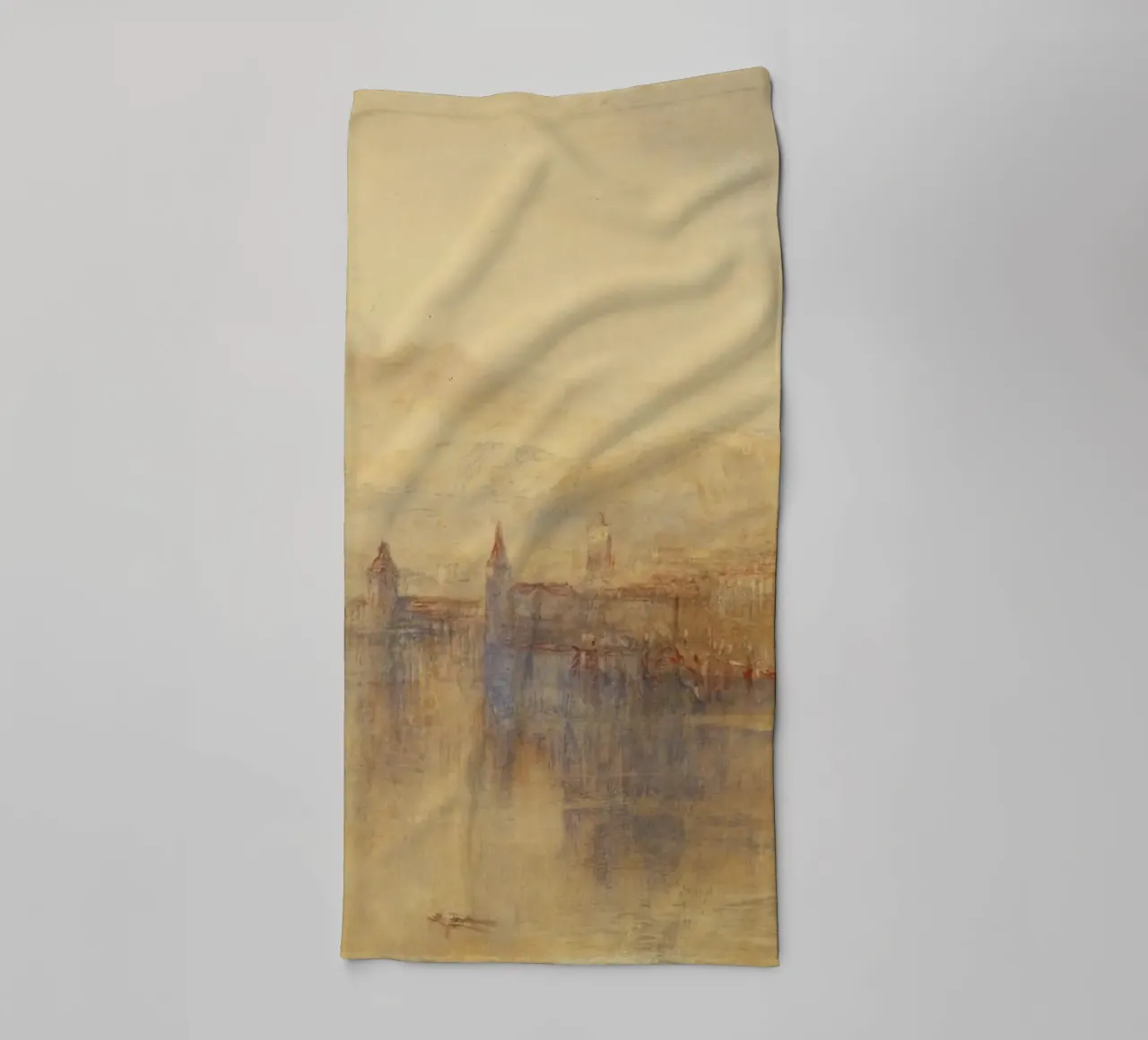 Joseph Mallord William Turner - Lucerna dal lago asciugamano da bagno da Timeless Artworks