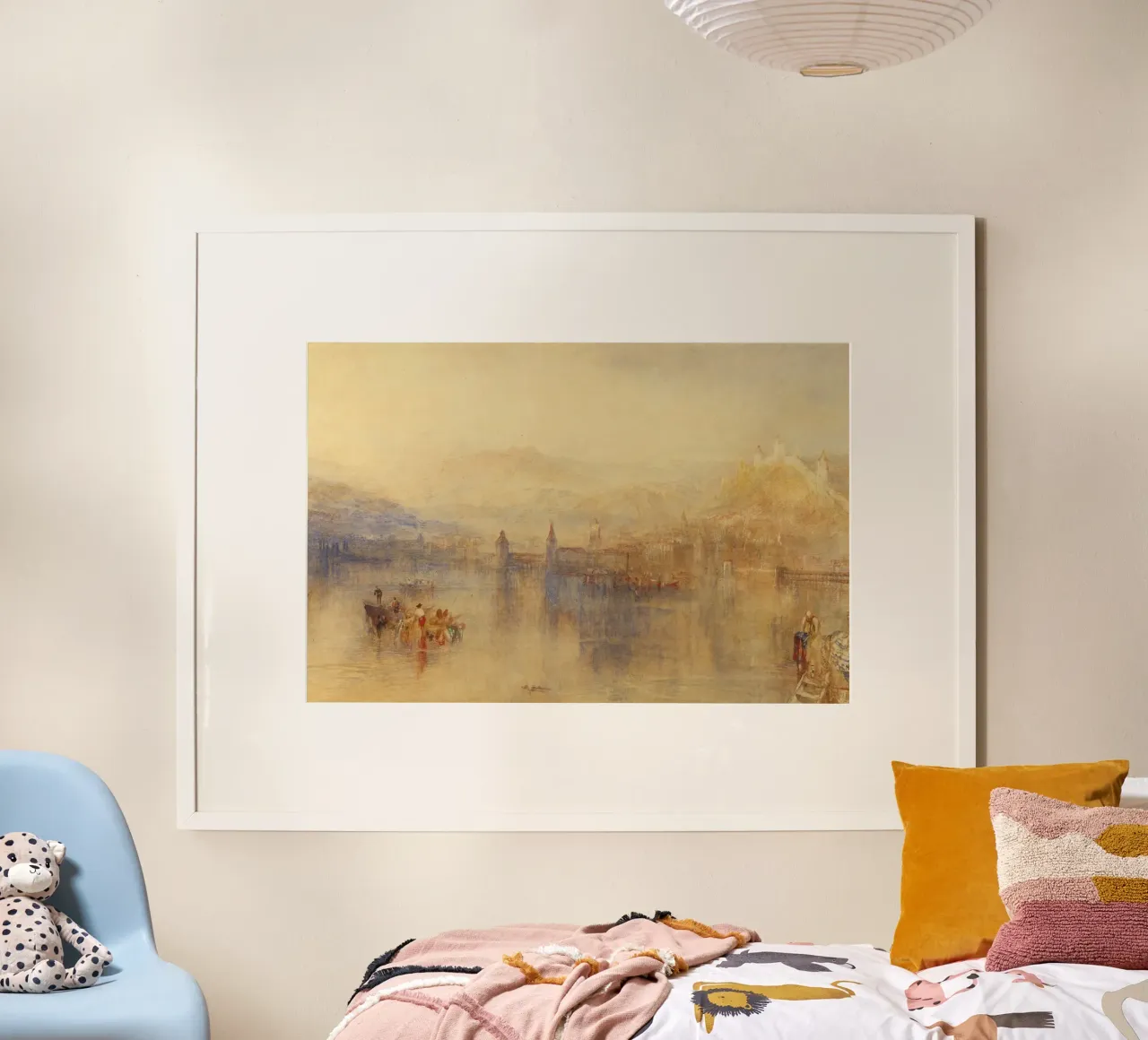 Joseph Mallord William Turner - Lucerna dal lago poster da Timeless Artworks