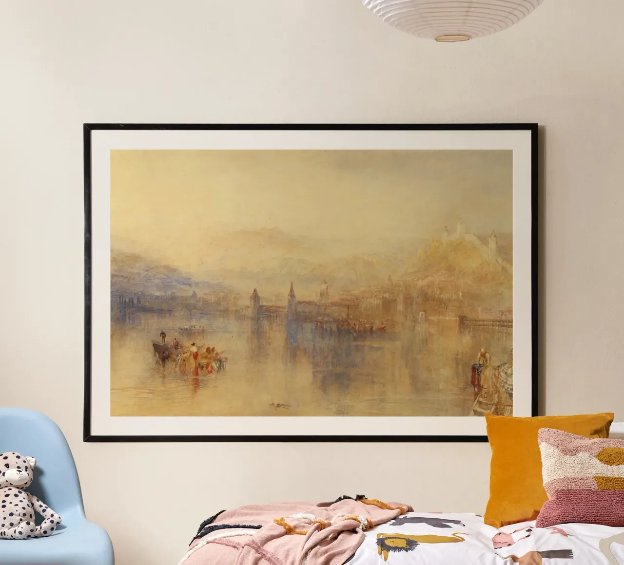 Joseph Mallord William Turner - Lucerna dal lago poster da Timeless Artworks