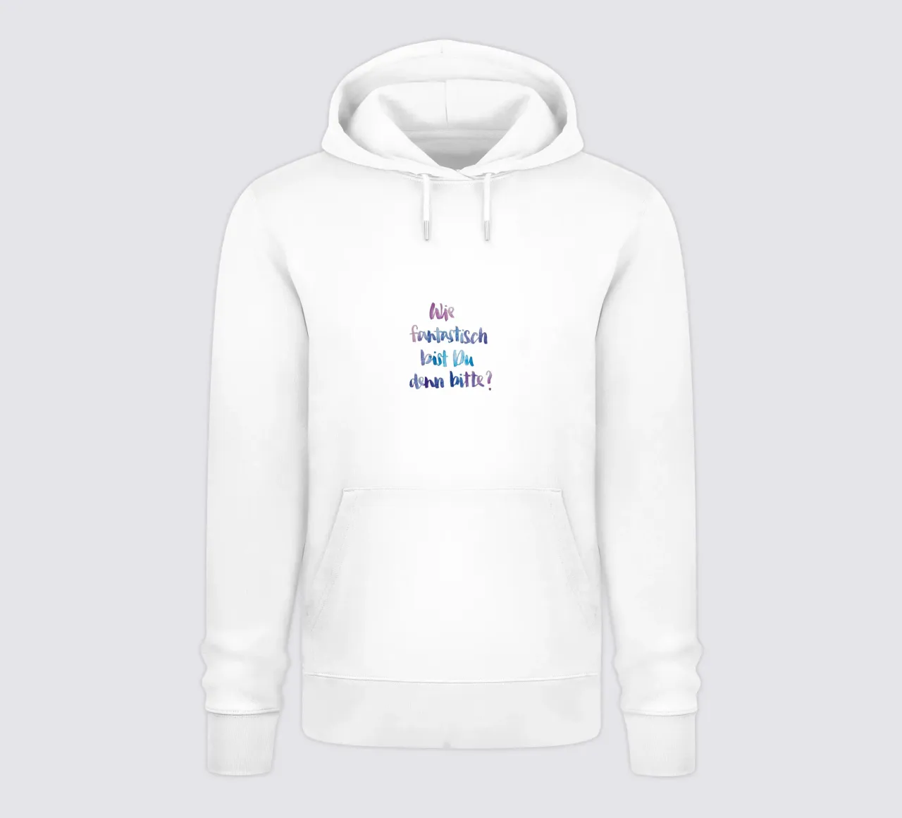 Fantastisch Blau hoodie by Brushmeetspaper