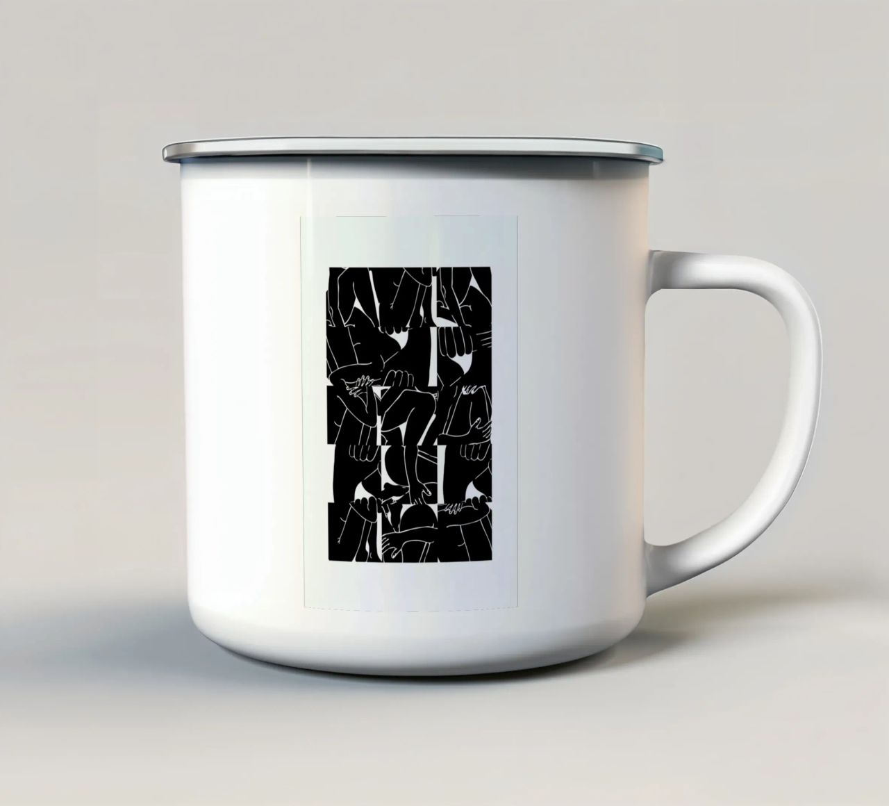 Bodies tazza in smalto da Nordic Creators