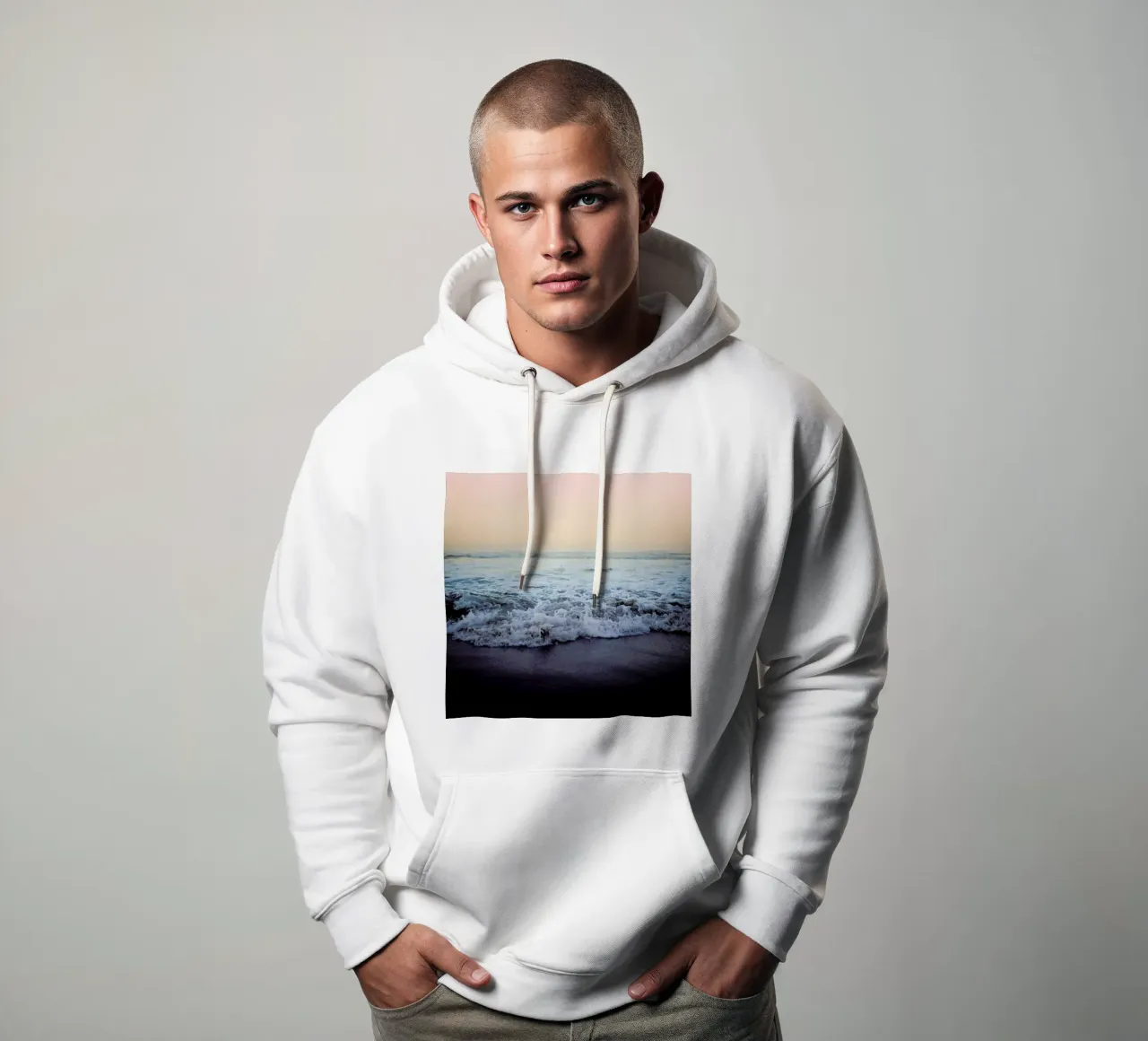 Crash into me felpa con cappuccio da Leah Flores