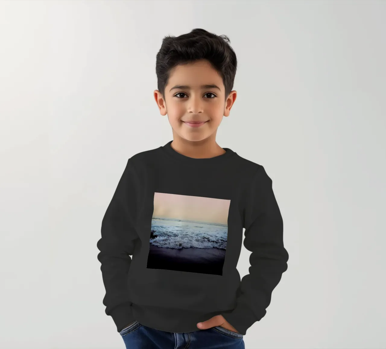 Crash into me felpa bambino da Leah Flores