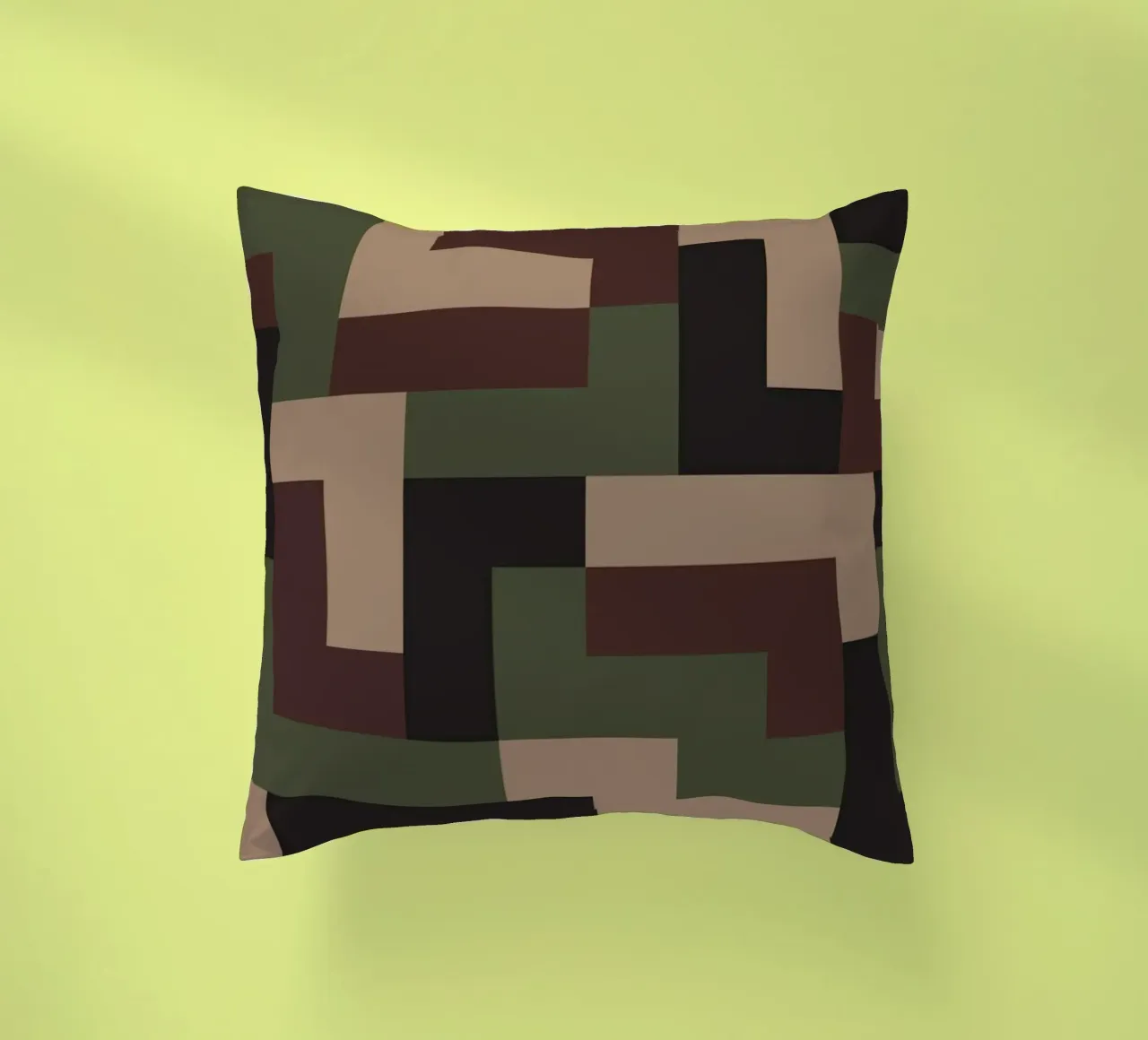 Art design camouflage navy cuscino da galihstudio