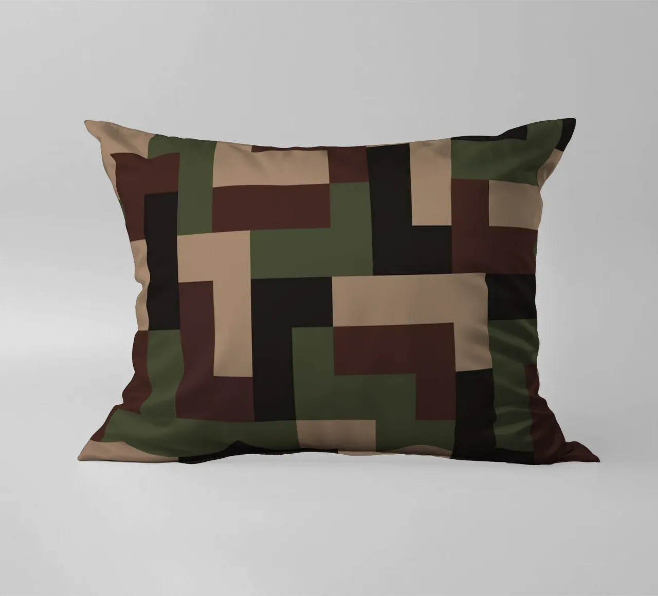Art design camouflage navy cuscino da galihstudio