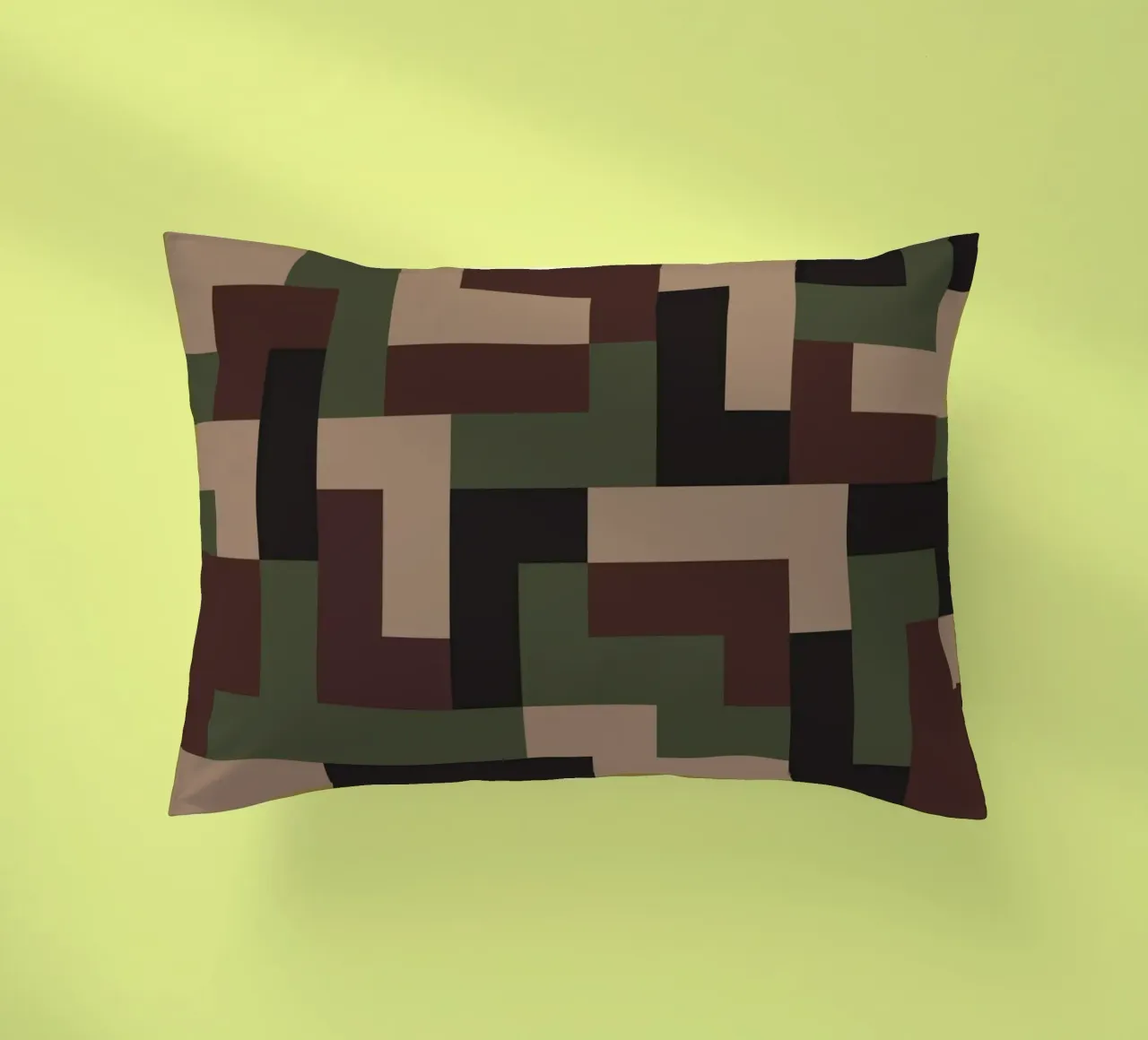 Art design camouflage navy cuscino da galihstudio
