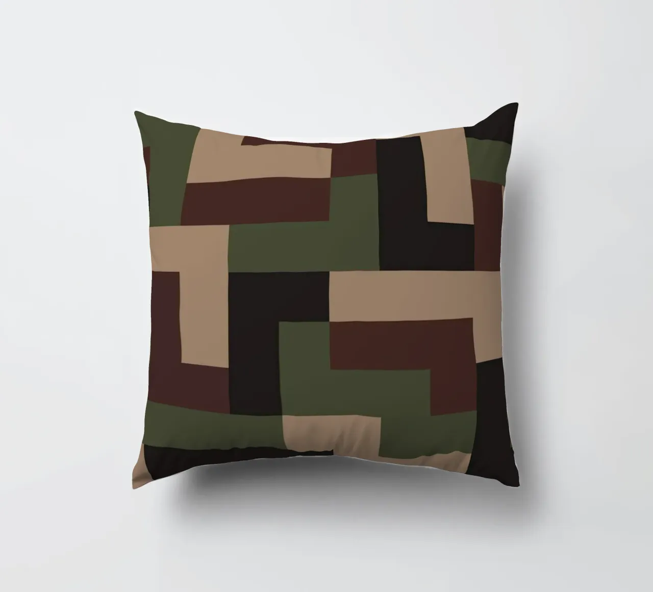 Art design camouflage navy cuscino da galihstudio